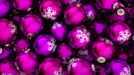 Weihnachtliche-Violette-Kugelübergänge